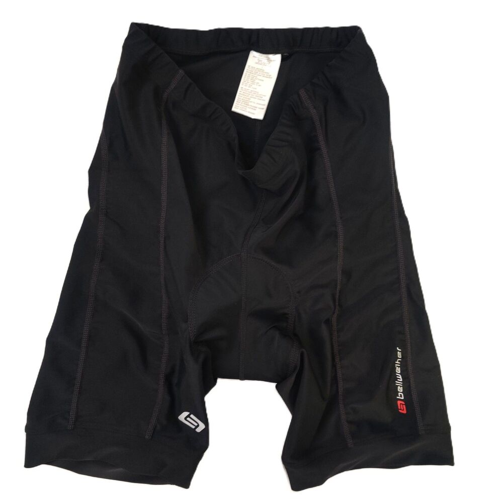 Bellwether Cycling Shorts Size L Black Padded Chamois Road Bike Bicycle Style